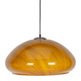Brown mushroom pendant lamp