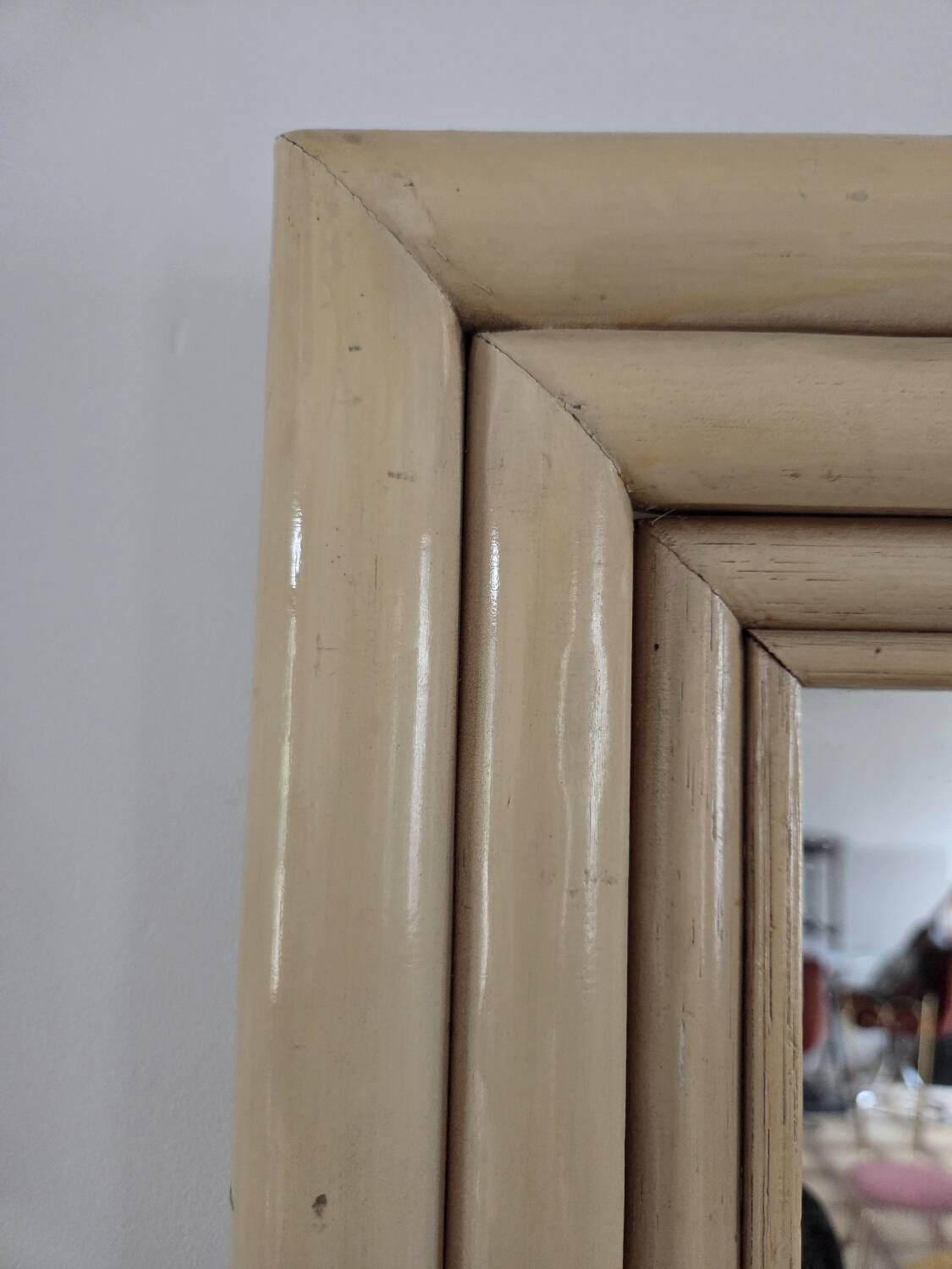 Bamboo mirror by Maugrion for Roche Bobois