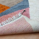 Handmade wool Berber rug 3 x 2 m