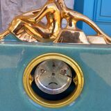 Elegant Art Deco clock and the pheasant