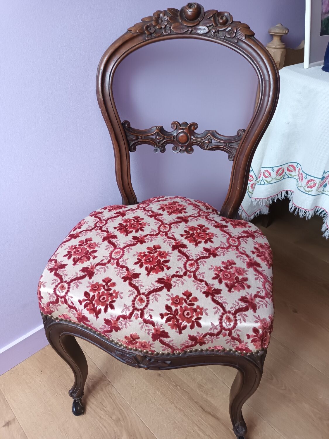 Carved antique chair