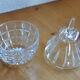 Sugar in vintage crystal shape pear