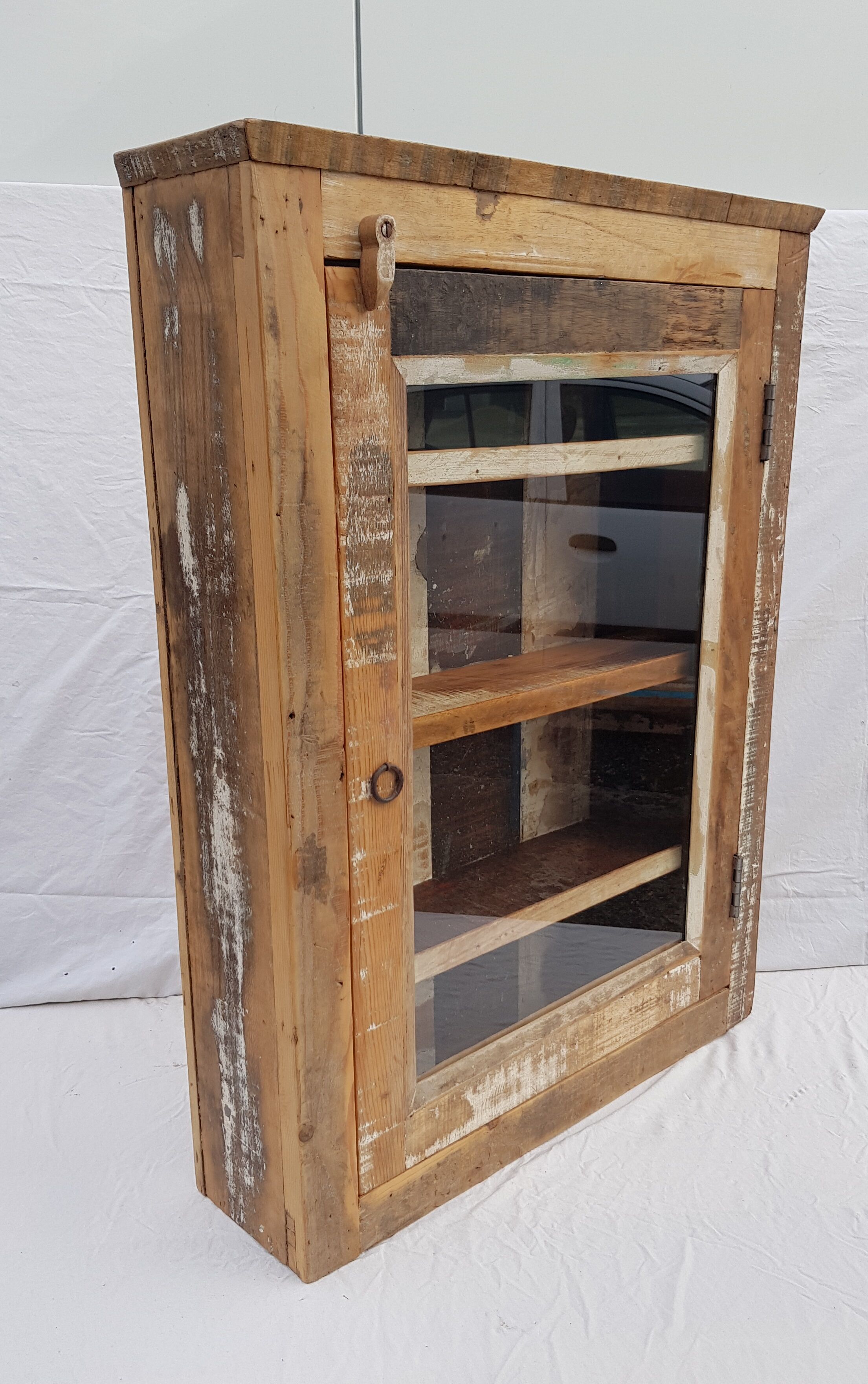 Vitrine en teck