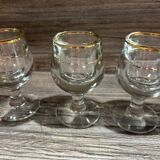 4 small dropper glasses