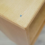 Bibliothèque ashen, design danois, années 1970, production: danemark