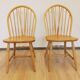 Vintage Windsor Style Dining Chair: Rustic Farmhouse Kitchen