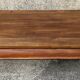 Large solid teak opium coffee table, elephant legs