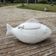 Antique white ceramic fish tureen