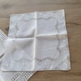 Mouchoirs broderie ajourée