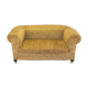 Canapé style chesterfield 3 places doré