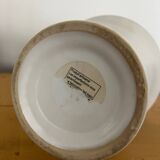 Contemporary white glazed ceramic vase, 32cm high