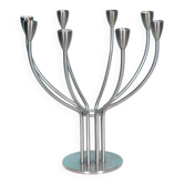 Chandelier IKEA Vintage en Acier Inoxydable – RVS Stockholm, 1999