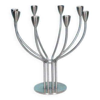 IKEA Vintage Chandelier in Stainless Steel – RVS Stockholm, 1999