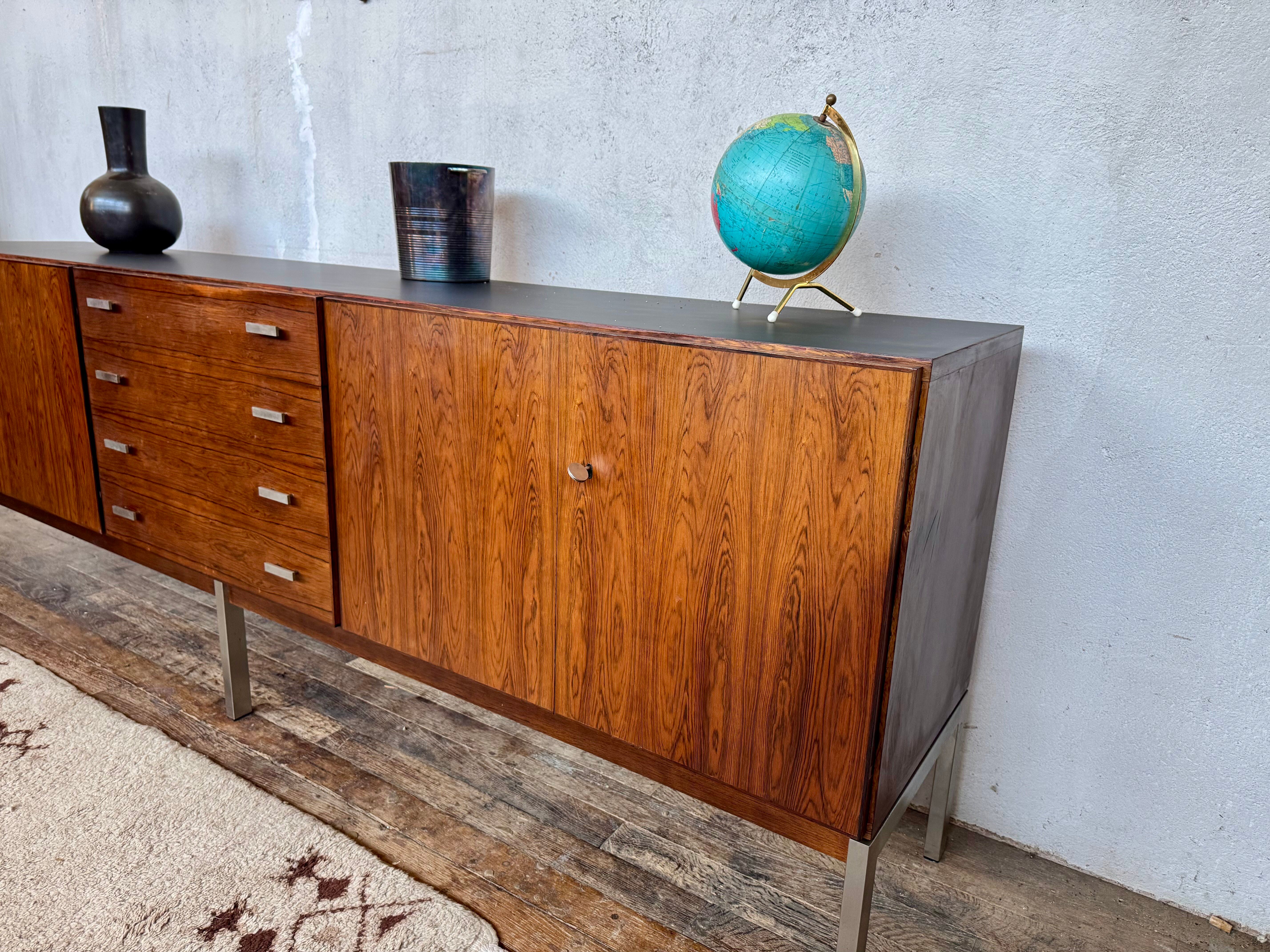 Vintage rosewood sideboard 250 cm long