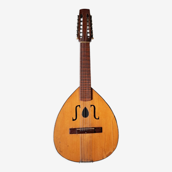 Antique instrument castellano laùd 12 strings (bandurria) - spain 1960s