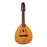 Antique instrument castellano laùd 12 strings (bandurria) - spain 1960s