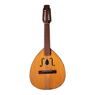 Antique instrument castellano laùd 12 strings (bandurria) - spain 1960s