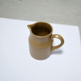 Vintage stoneware pitcher by the Digoin factory, France