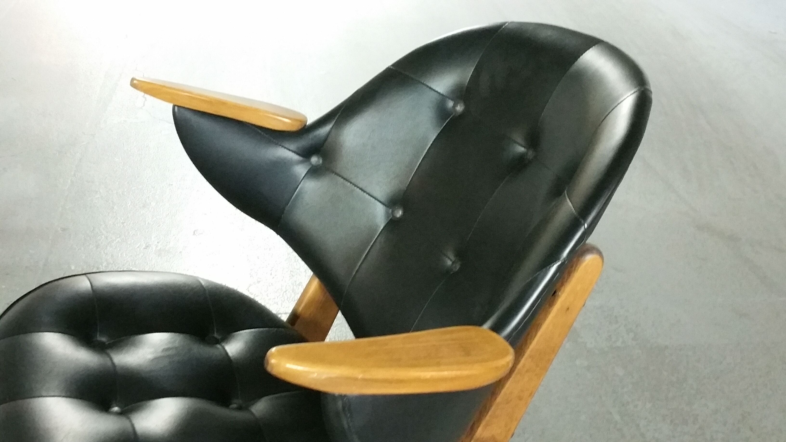 Chair cocktail Danish of Carl Edward Matthes Scandinavian vintage 50-60 years