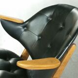 Chair cocktail Danish of Carl Edward Matthes Scandinavian vintage 50-60 years