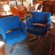 Paire de fauteuils design année 1970