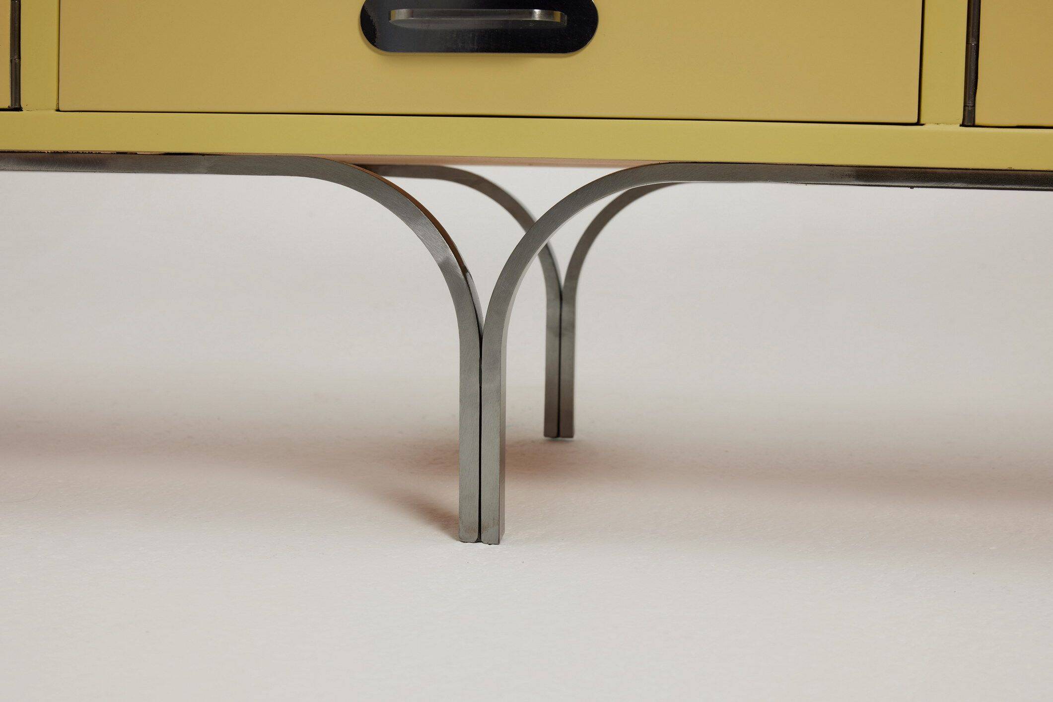 Industrial Vintage Mid-Century Sideboard, Steel, 1960s