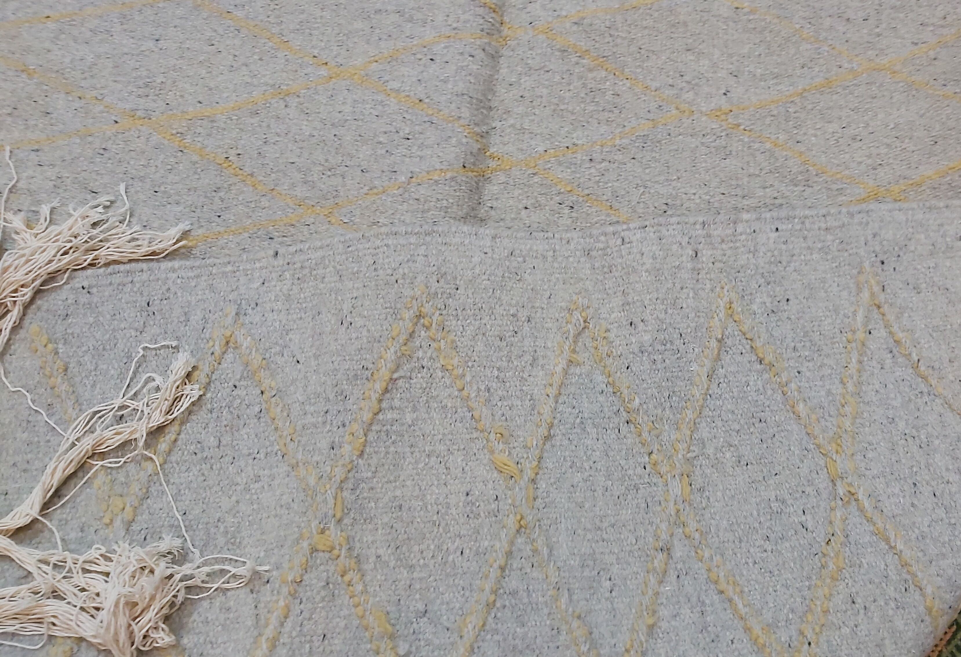 Traditional handmade grey and brown carpet 200x150cm