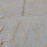 Traditional handmade grey and brown carpet 200x150cm