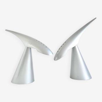 Pair of Ran desk lamps by Peter Naumann for ClassiCon 1990s