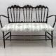 Giuseppe Gaetano Descalzi Midcentury Italian Chiavari Sofa and 2 Armchairs