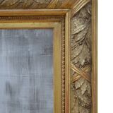 Miroir mural Giltwood du XIXe siècle