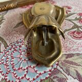 Antique gilded brass mail clip