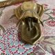 Antique gilded brass mail clip