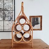 Rattan bottle holder
