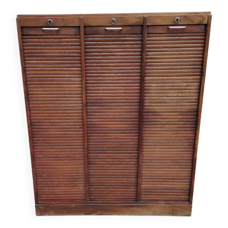 Meuble classeur 3 volets ancien