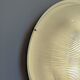 Large glass and metal wall lamp from the 50s - vintage Prisma design