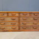 Vintage rattan and bamboo chest of drawers, 1970s