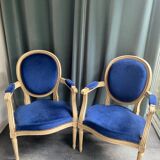 Pair of Louis XVI style Armchairs