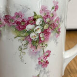 Painted ceramic water decanter