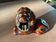 Vintage lion ashtray