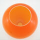 Orange opalin glass globe suspension - vintage 70s
