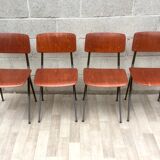 Set of 4 design chairs 60s Marko Spintoel by Kooistra