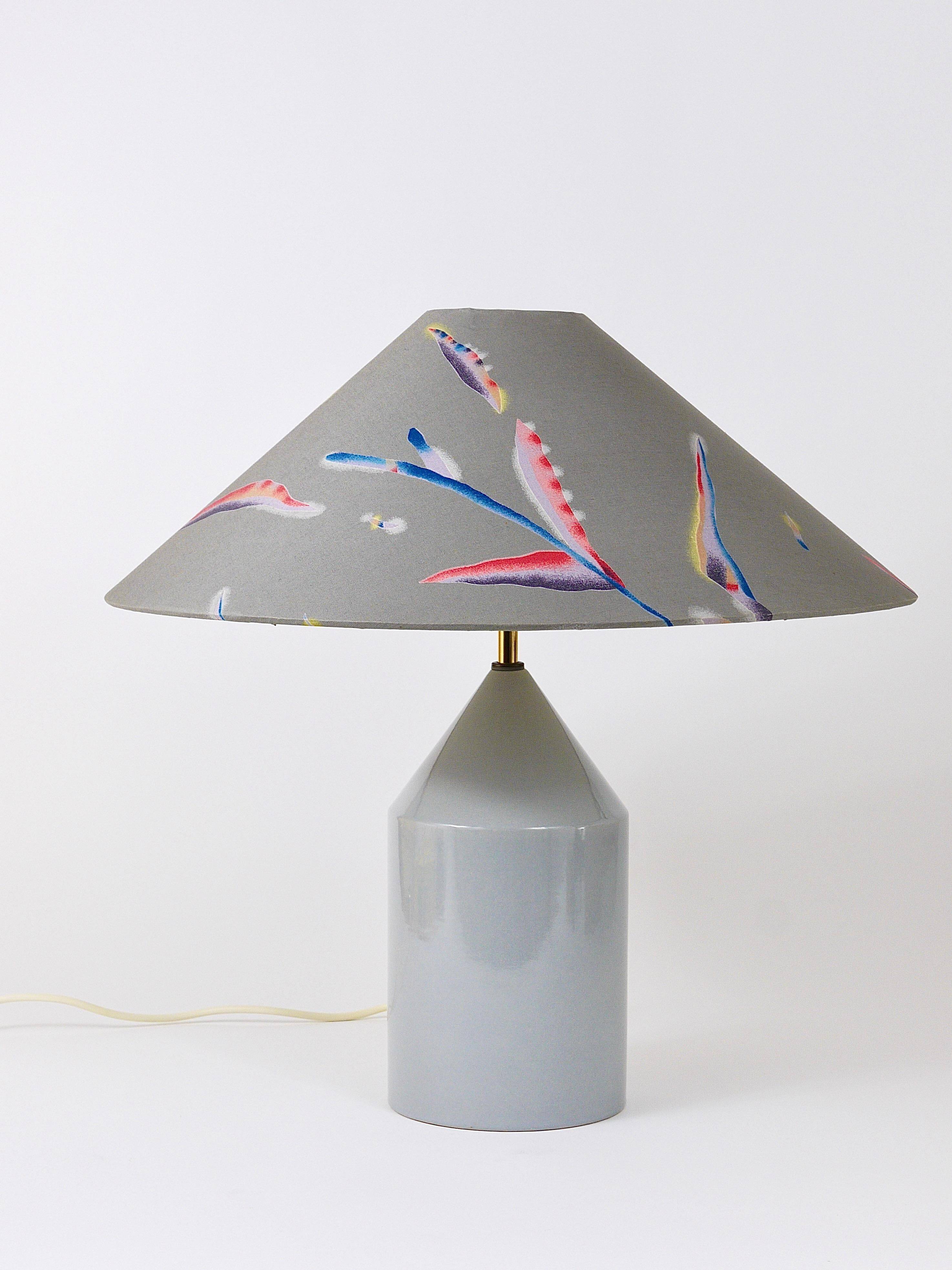 Post-modern coloured table lamp, Italy, 1980s
