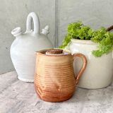 Sandstone pitcher with ice compartment