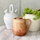 Sandstone pitcher with ice compartment