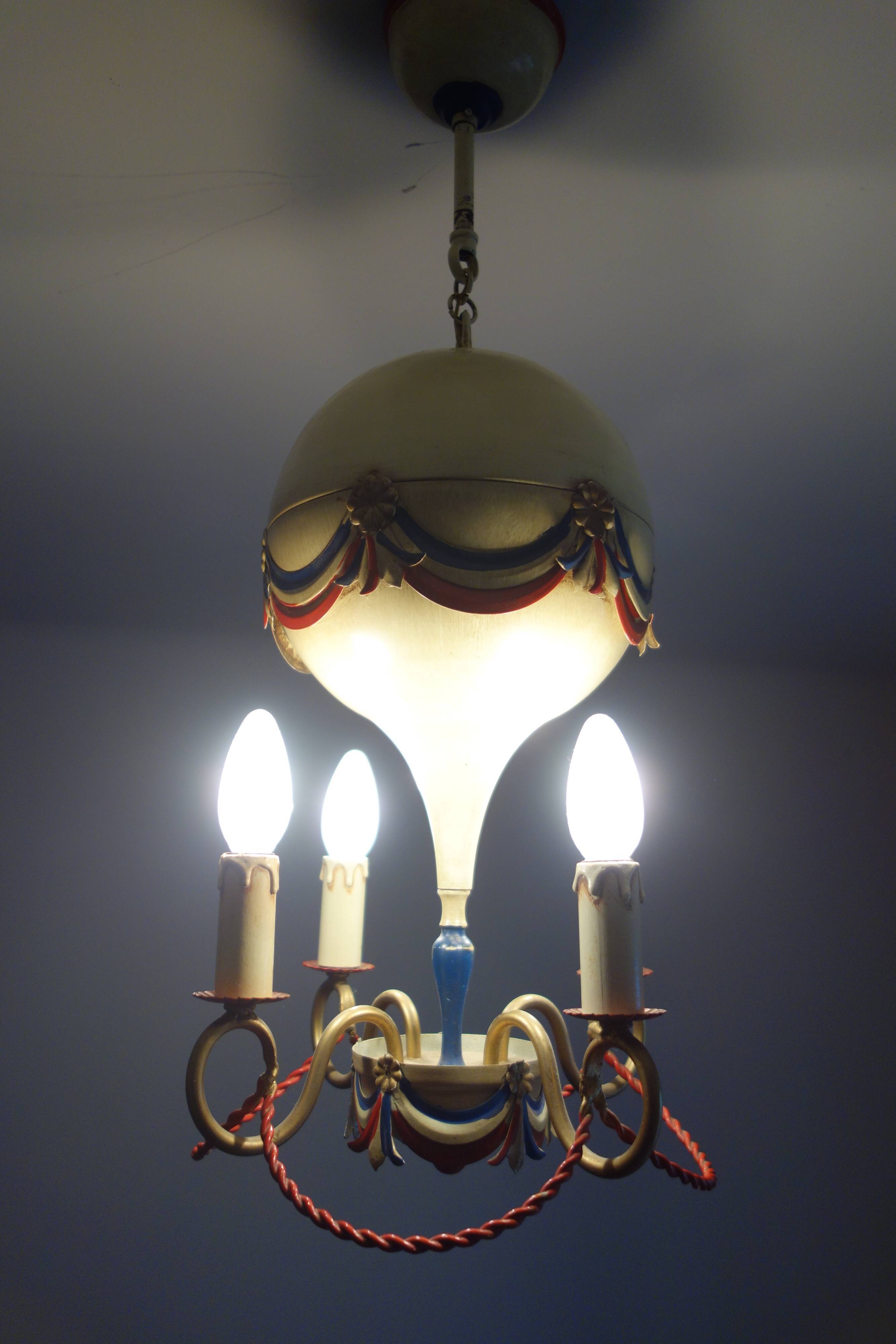 Lustre montgolfière