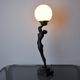 with the Ball lamp by Onices ETH, 1980
