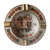 Empty brass pocket partitioned owls