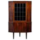 Meuble de Bar d'Angle Mid-Century en Palissandre, Danemark, 1960s