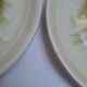 Dessert plates with flowers St Amand